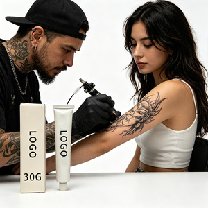 Quality Controlled Tattoo Balm, Diverse Concentration <b>Ranges</b> Portable Weights, Custom Print Logo Tattoo Care Cream for Lip - Product Image 2