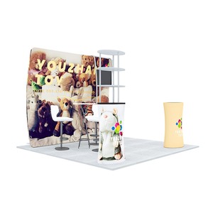 Conception libre, <span class=keywords><strong>dessin</strong></span> rapide, taille personnalisée, lumineux, construction rapide, installation en une seconde sur table, <span class=keywords><strong>cabine</strong></span> commerciale modulaire - Product Image 4