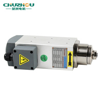 Moteur carré à refroidissement par air à grande vitesse pour machines à router cnc, petit volume, pas cher, 1,1 kw, 6000 vitesses