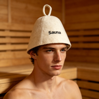 Topi Mandi Dewasa Kartun Sauna yang Lembut dan Dapat Digunakan Kembali Melindungi Kepala dari Kerusakan Akibat Panas
