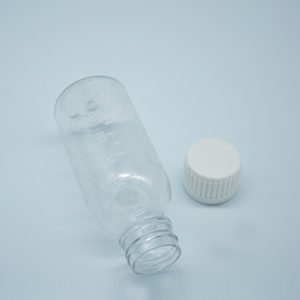 Hermosa botella de líquido oral de plástico Botella de <span class=keywords><strong>jarabe</strong></span> medicinal de <span class=keywords><strong>jarabe</strong></span> líquido ámbar/transparente - Product Image 6