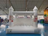 Maison de rebond blanche de haute qualité château sautant pour enfants videur gonflable château gonflable commercial maison de rebond pour les enfants