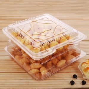 PP PET biscotti contenitori di imballaggio biscotti e Snack di plastica trasparente scatola contenitore di plastica per pasticceria contenitori di plastica pasticceria - Product Image 6