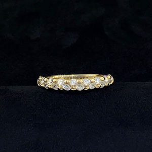 Anello di Lusso in Oro 14k con Diamante Sintetico Nuovi Arrivi Anello in Oro Vero per Donne e Uomini Gioielleria Fine Personalizzabile in Oro Massiccio - Product Image 5