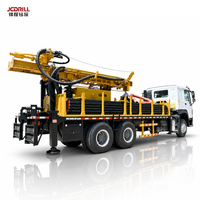 Camion de forage hydraulique pneumatique pour puits d'eau