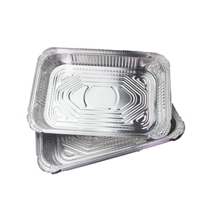 Vassoio di alluminio personalizzato per impieghi gravosi da 4 libbre usa e getta in fogli di alluminio contenitore per cottura oblungo in alluminio da 1900ml - Product Image 1