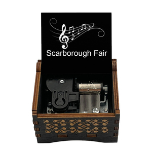 Boîte à musique Scarborough Fair, chanson de film, mouvement mécanique, jouet en bois pour enfants, cadeau d'anniversaire - Product Image 1