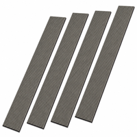 Panneau acoustique en bois MDF chêne gris, panneau mural décoratif absorbant le son, design contemporain, design d'intérieur