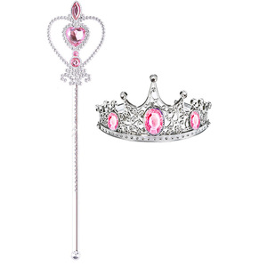 Accessoires <span class=keywords><strong>de</strong></span> princesse Elsa : Gants, baguette magique, couronne, ensemble <span class=keywords><strong>de</strong></span> bijoux, perruque tressée <span class=keywords><strong>pour</strong></span> robe <span class=keywords><strong>de</strong></span> princesse Blanche-<span class=keywords><strong>Neige</strong></span>, accessoires <span class=keywords><strong>de</strong></span> cosplay - Product Image 3