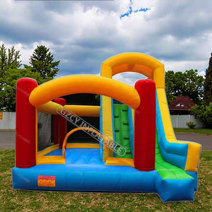 Vente chaude Nouvelle conception Château gonflable portable <span class=keywords><strong>pour</strong></span> enfants avec toboggan Utilisation commerciale Taille et couleur personnalisables - Product Image 1