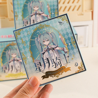 Reloj de Pulsera de Cuarzo con Personaje de Anime Hatsune Miku Star & Moon Knight, Caja Sorpresa, Accesorio para Estudiantes, Regalo