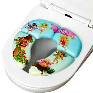 Klappbarer Reise-Töpfchen sitz für Jungen und Mädchen, passend für runde und ovale Toiletten, rutsch feste Saugnäpfe