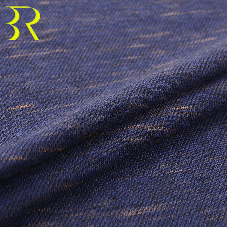 Shaoxing Textile New Fashion Colorful Fiber Linen Polyester Cotton Knitting Fabric For Coat Jacket