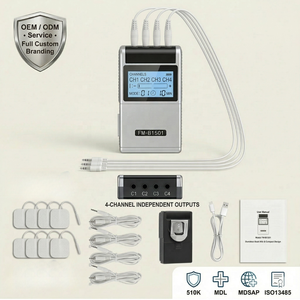 Apparecchiatura per Fisioterapia TENS a 4 Canali per il Sollievo dal Dolore Nervoso e la Neuralgia Profonda con Impulsi Modulati - Product Image 5