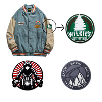 Vente en gros de patchs personnalisés en caoutchouc souple PVC et silicone étiquettes de vêtement en toile décorée de paillettes patchs de logo de style à coudre pour vêtements