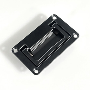 Zinc Alloy Recessed Handle LS702 Concealed <b>Cabinet</b> Door Handle Rectangle Industrial Design Durable Furniture Handle - Product Image 3