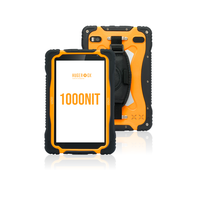 OEM T70 7 pouces tablette industrielle 10000mAh batterie Octa Core Android 1000nits inventaire de scanners de passagers RFID lisibles à la lumière du soleil