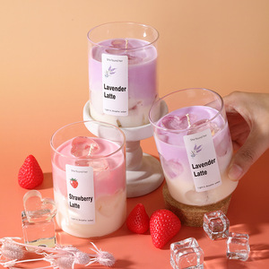 <span class=keywords><strong>Bougie</strong></span> parfumée artisanale écologique en <span class=keywords><strong>gel</strong></span>/cire, design créatif inspiré des desserts, effet glacé <span class=keywords><strong>pour</strong></span> Diwali, bars - Privé - Product Image 3