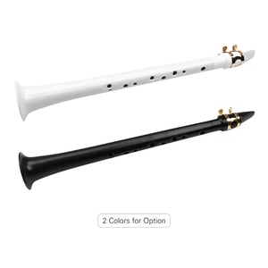 <span class=keywords><strong>Sax</strong></span> <span class=keywords><strong>tascabile</strong></span> bianco portatile Mini sassofono chiave C piccolo sassofono in plastica con borsa per il trasporto Woodwind strumento - Product Image 6