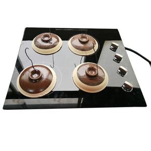 Table de cuisson vitrocéramique 4 brûleurs haute puissance 6000W, cuisinière infrarouge encastrable pour appareils de cuisine - Product Image 3