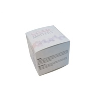 Boîte en papier personnalisée avec logo, emballage en carton de luxe avec revêtement UV, laminage mat pour la vente au détail de cosmétiques