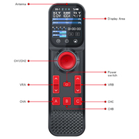 Émetteur radio RC HotRC DS800 8CH 2.4GHz FHSS, télécommande RC en ABS pour bateaux, voitures, chars, robots RC, DIY, à partir de 14 ans