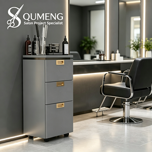 Armoire à outils pour barbier, table à outils spéciale pour salon de coiffure, armoire à tiroirs pour salon de beauté qm - Product Image 1