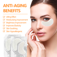 Patchs Hydrogel Coréens OEM au Collagène et Or 24K pour le Contour des Yeux – Éclaircissants, Anti-âge, Cernes et Yeux Gonflés – Masque Oculaire Personnalisable avec Logo