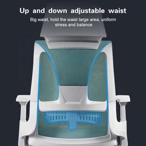 Chaise de <span class=keywords><strong>bureau</strong></span> en peluche multifonctionnelle à dossier haut ergonomique pour personnes obèses - Product Image 6