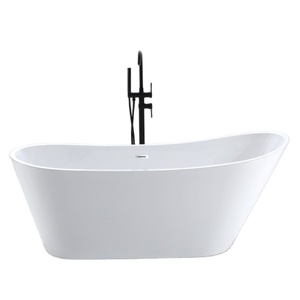 Freistehende Acryl-Badewanne zum Einweichen, 1700 mm, zum Fabrikpreis - Product Image 3