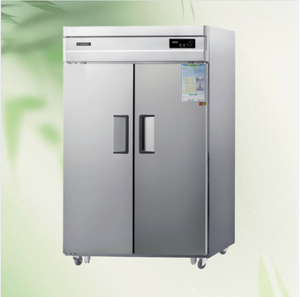 Refrigerador de Dos Puertas de 45 Pies Cúbicos, Puerta Sólida de Acero Inoxidable, Enfriamiento por Ventilador, Controlador Digital, Puerta con Cierre Automático - Product Image 1