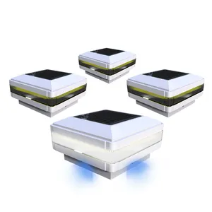 Esterno solare LED recinzione palo luce 4x4 5x5 <span class=keywords><strong>giardino</strong></span> <span class=keywords><strong>illuminazione</strong></span> IP65 per paesaggio percorso pilastro illuminato per recinti - Product Image 1