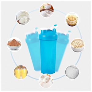 Shaker à protéines rose vif portable pour le sport et la gym, en vente - Product Image 6
