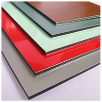 Matériau de façade double face Panneau composite pour mur extérieur Alucobond 3mm 4mm Matériau aluminium