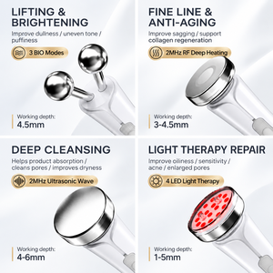 Dispositivo de Belleza Facial Profesional Antienvejecimiento con Cuatro Tecnologías para Reafirmar la <span class=keywords><strong>Piel</strong></span> y Cuidar el Contorno Facial - Product Image 4