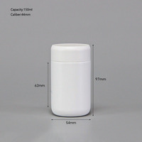 Bouteille personnalisée en plastique de qualité alimentaire 150 ml 175 ml pour médicaments, vitamines, pilules, capsules et compléments