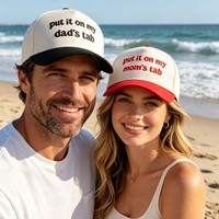 Gorra de béisbol de 5 paneles de algodón de sarga con logo bordado 3D plano estructurado, gorra deportiva de verano al por mayor, estilo Dad Hat