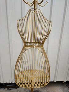 Mannequin en métal en gros, buste supérieur avec antenne, nouveau mannequin féminin en fil de fer pour l'affichage de robes de mariée et de jupes - Product Image 5