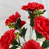 Kepala Bunga Peony Buatan dari Sutra untuk Dekorasi Vas Pernikahan dan Meja