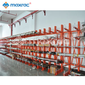 Maxrac الثقيلة المعادن التراص الرف كفاءة منتصف الخدمة الكابولي أرفف لتخزين مستودع تصنيع المعدات الأصلية العرض - Product Image 6