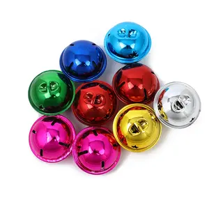 Warna Kustom Ukuran Menerima Vacuum Elektroplating Logam Berwarna Pohon Natal Dekorasi Jingle Bell - Product Image 2