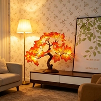 Direkt vom Hersteller LED Blatt-Bonsai-Baum-Licht Dekorative Innenraum-Grenzenleuchte für Feiertags- und Saisondekoration