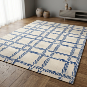 Alfombra de lana lavable, anudada a mano, de diseño moderno, para sala de estar, pasillo, hotel, oficina, habitación de adultos, habitación infantil, uso comercial. - Product Image 3