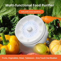Lavadora portátil de frutas y verduras con USB, purificador de agua con un solo clic, eliminación de residuos de pesticidas, esterilizador de alimentos para limpieza