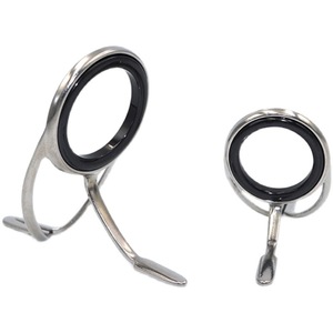 Anillas de Cerámica para Cañas de Pescar de Acero Inoxidable, Accesorios Duraderos para Cañas de Lanzamiento y Pesca con Señuelos - Product Image 2