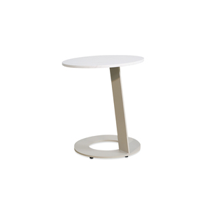Mesa auxiliar de resort, mesa auxiliar personalizada para exteriores, muebles de patio trasero, Villa de aluminio, juego de mesa de centro francés - Product Image 5