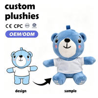 Peluche Ours Polaire Personnalisée OEM ODM, Poupée Animale Ours Blanc Rembourrée, Mascotte Personnage avec Écharpe, Remplissage Coton PP, Marchandise pour Événements
