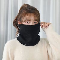 Offre Spéciale coupe-vent doux épais tricot polaire doublé cache-cou Snood écharpe hommes femmes accessoires d'hiver
