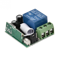 Interruptor remoto de 315/433Mhz 12V, sistema de Control remoto de un canal para control remoto de luz/motor/puerta de garaje