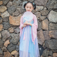 Fille Chinoise Hanfu Printemps et Automne Confucianiste Costume Chinese Wind Princess Performance Costume